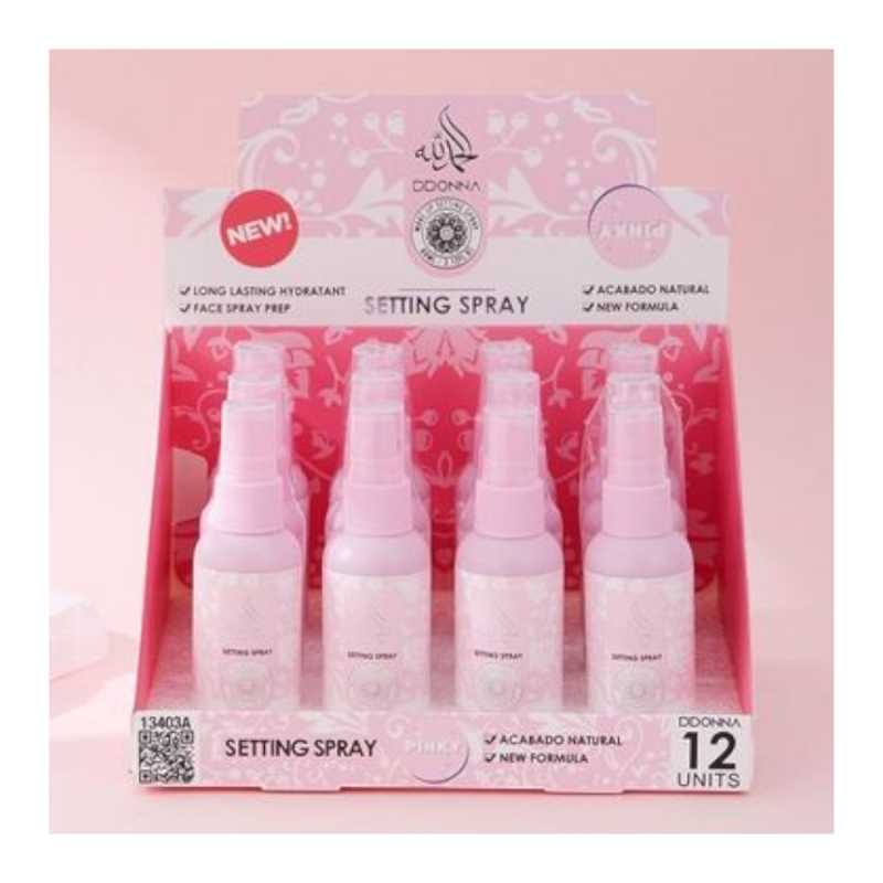 MAKE UP SETTING SPRAY ARAB (1.20€ UNIDAD) PACK 12 D'DONNA