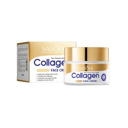 CREMA FACIAL REAFIRMANTE CON COLAGENO PURO NATURAL 60GR. SADOER