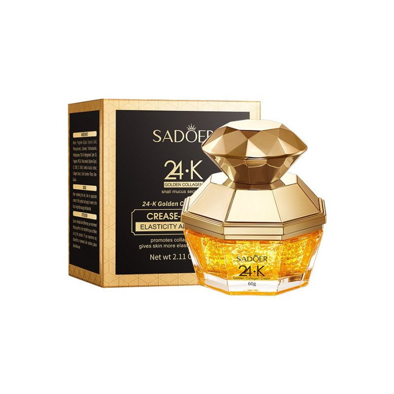 CREME ANTI-RUGAS COM COLÁGENO 24K. ELASTICIDADE E FIRMEZA 60GR. SADOER