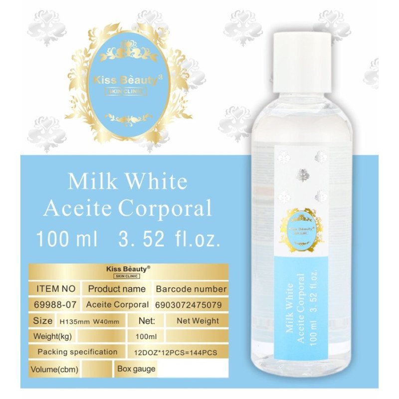 HUILE CORPORELLE LAIT BLANC 100ML. BAISER BEAUTÉ