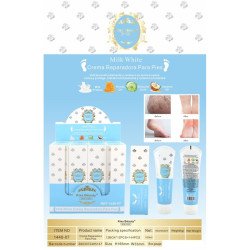 CREME REPARADOR DE PÉS BRANCO LEITE 100ML. BEIJO BELEZA