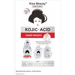 MASQUE MAINS À L'ACIDE KOJIQUE (SET 1,10 €) PACK 12 KISS BEAUTY
