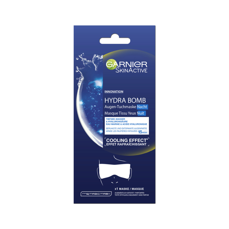 HYDRA BOMB EYE MASK (€0.49 UNIT) PACK 12 GARNIER