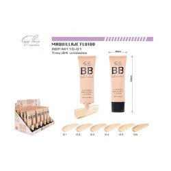 FLUID MAKEUP BB CREAM 30ML.(€1.06 UNIT) PACK 24 EASY PARIS