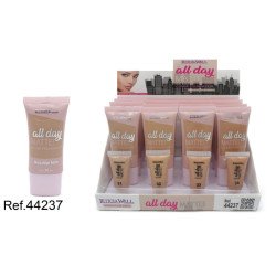 MAQUILLAGE FLUIDE MAT TOUTE LA JOURNÉE 30ML.(0,79€ UNITÉ)PACK 16 LETICIA WELL
