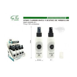 BASE SPRAY+FIXATEUR DE MAQUILLAGE 2 EN 1 65ML. (1,35€ UNITÉ) PACK 12 EASY PARIS