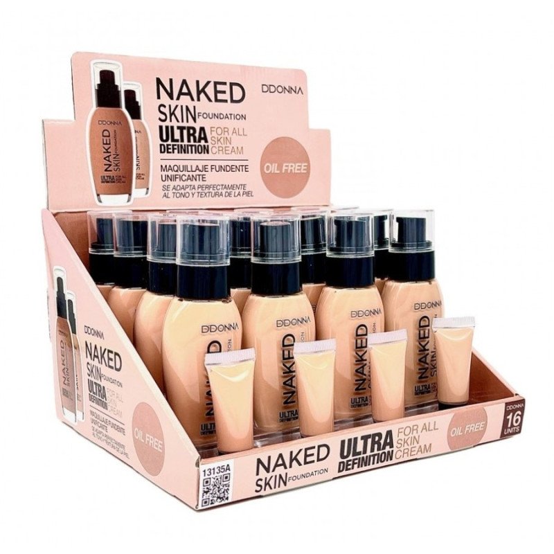 BASE DE MAQUILLAJE ULTRA DEFINICION 30ml.10h.(1.69€ UNIDAD) PACK 16 D'DONNA