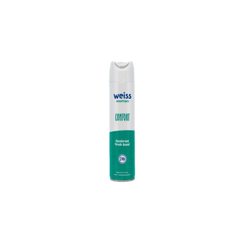 DESODORANTE SPRAY CONFORT 24H. 200ML.(1.45€ UNIDAD) PACK 6 WEISS
