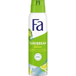 DESODORANTE CARIBE 48H. 150ML.(1.73€ UNIDADE) PACK 6 FA