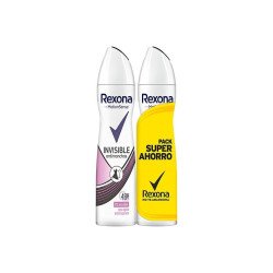 DESODORANTE SPRAY INVISIBLE 48H.(2.35€ UNIDAD) PACK 2 REXONA