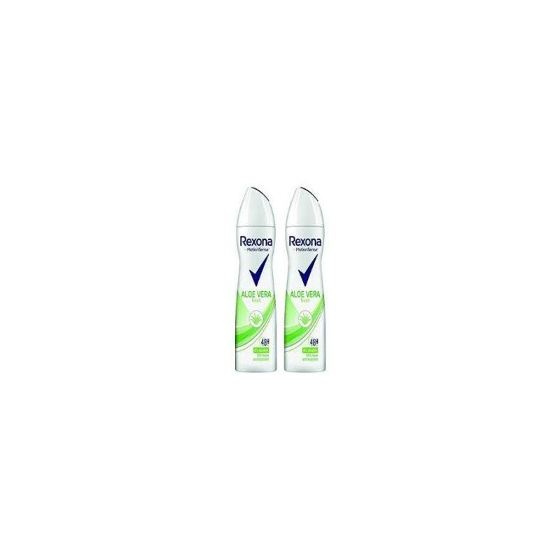 DESODORANTE SPRAY ALOE VERA 48H.(2.49€ UNIDAD) PACK 2 REXONA
