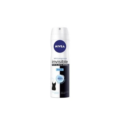 DESODORANTE SPRAY BLACK&WHITE INVISIBLE FRESH 200ML. (2.65€ UNIDAD) PACK 6 NIVEA