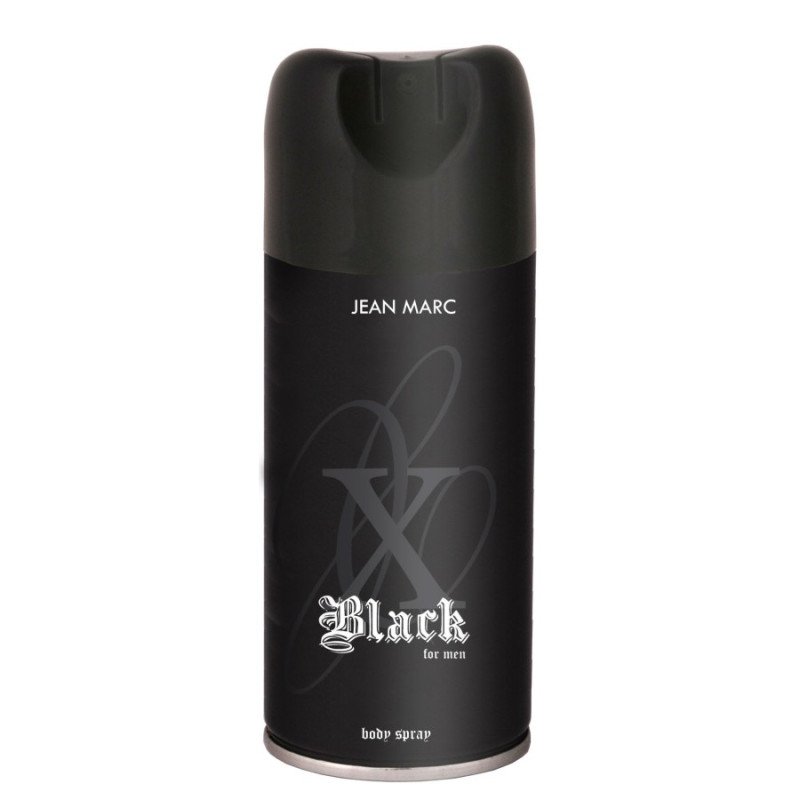 BODY SPRAY BLACK 150ML.(1.49 € UNIDAD) PACK 12 JEAN MARC