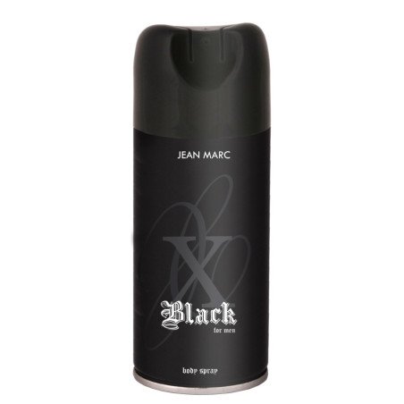 BODY SPRAY BLACK 150ML.(1.49 € UNIDAD) PACK 12 JEAN MARC