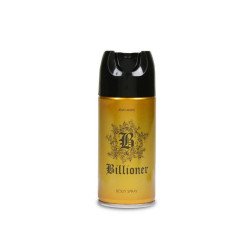 BILLIONER SPRAY DEODORANT 150ML.(€1.49 UNIT) PACK 12 JEAN MARC