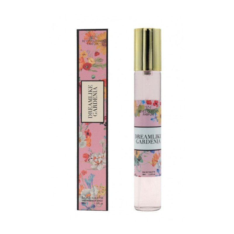 EAU DE TOILETTE DREAM LIKE GARDENIA POUR FEMME 33ML.(1.39€ UNIT) PACK 20 REYES QUEENS