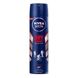 DESODORANTE MEN DRY IMPACT 200ML.(2.30€ UNIDAD) PACK 48 NIVEA
