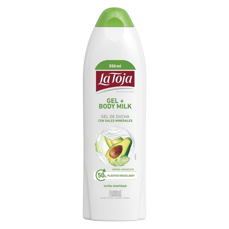 Shower Gel Avocado + Body Milk 600 ml La Toja