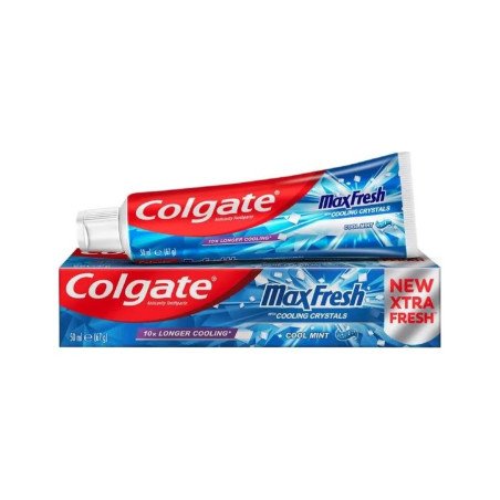 COLGATE MAX FRESH TOOTHPASTE 50ML.(€0.75 UNIT) PACK 12