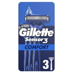 GILLETTE SENSOR 3 CONFORT RAZOR PACK 3 UNIDADES
