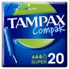 TAMPAX COMPAK SUPER 20 UNIDADES