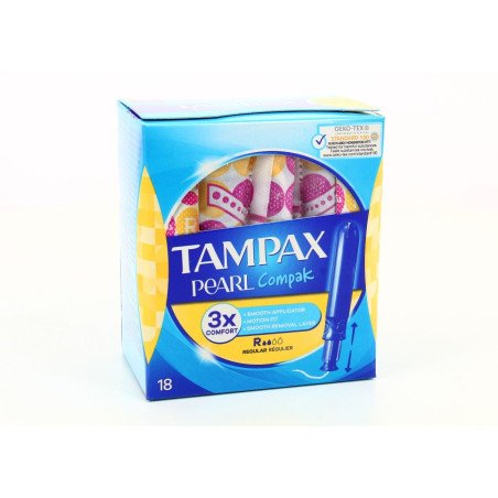 TAMPAX PEARL COMPACK REGULAR 16U.