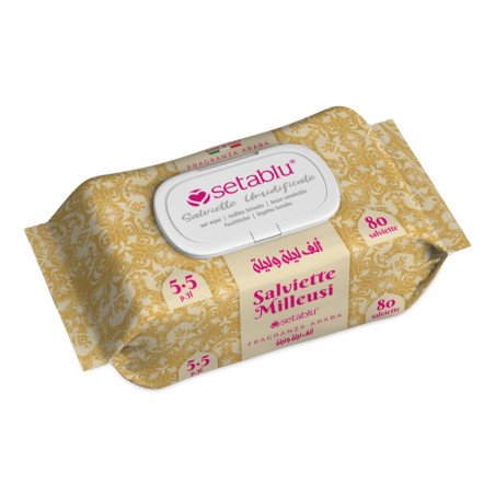 TOALHETES DE LIMPEZA MULTI-FUSO COM AROMA ÁRABE KHAREM SETABLU