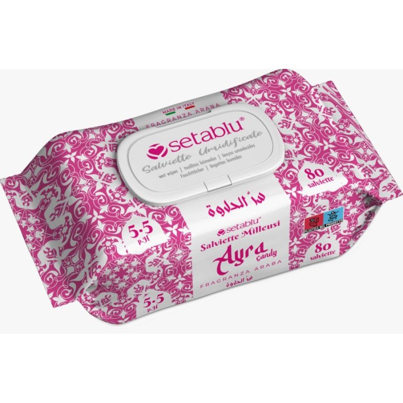ARABIC SCENT AYRA CANDY SETABLU LINGETTES NETTOYANTES MULTI-BROCHES