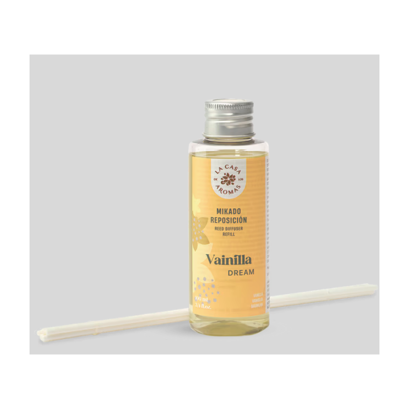 MIKADO VANILLA AIR FRESHENER 100ML.(€1,75 UNIDADE) PACK 6 A CASA DOS AROMAS