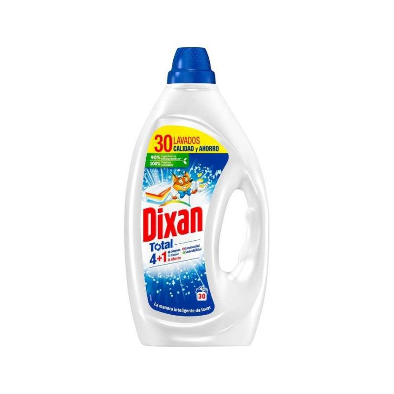 DETERGENTE DE LAVAGEM 4 EM 1 30 LAVAGENS 1.350ML. DIXAN