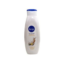GEL DE BANHO COM LEITE DE AVEIA E BAUNILHA 750ML. LOV'YC