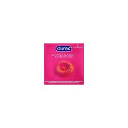 PRESERVATIVOS COM PONTOS E ESTRIAS 3 UNIDADES DUREX