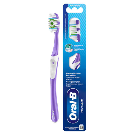 PRO-CLEAN TOOTHBRUSH (€1.85 UNIT) PACK 6 ORAL B