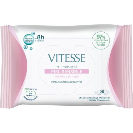 TOALLITAS DESMAQUILLANTES TRI-MINERAL VITESSE