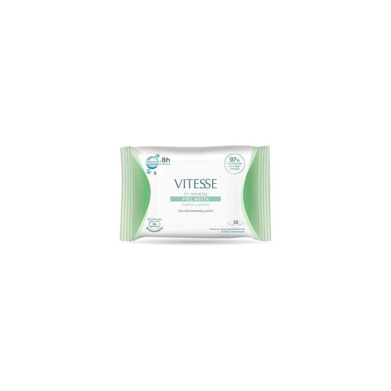 TOALLITAS DESMAQUILLANTES TRI-MINERAL VITESSE