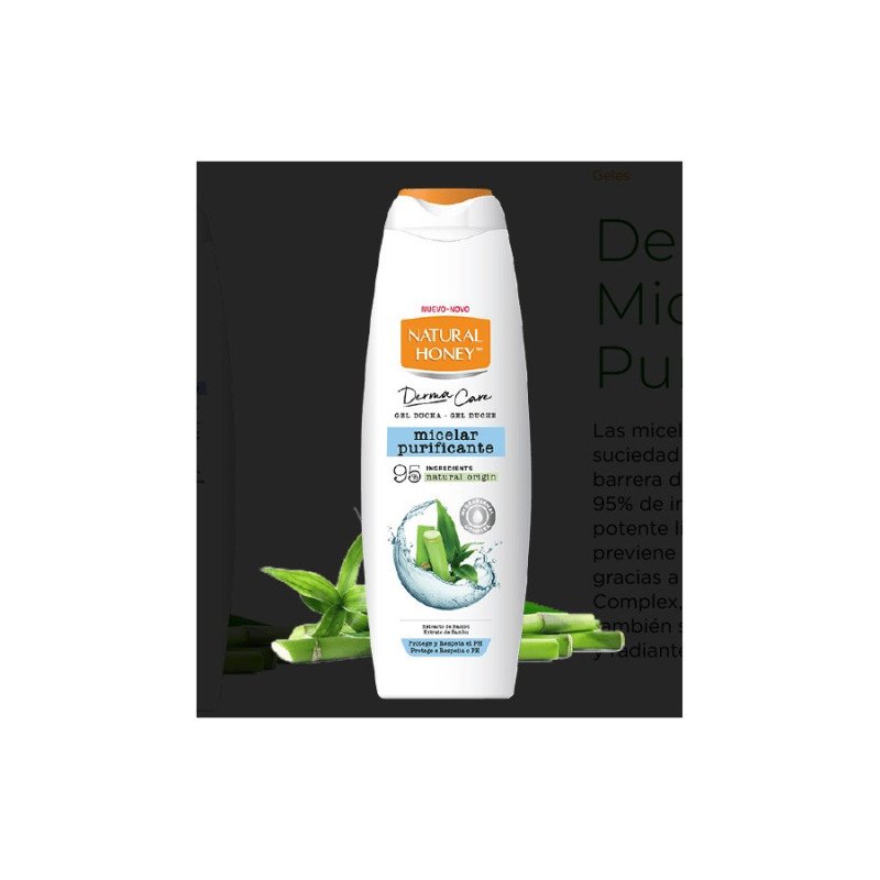 SENSATIONS MICELLAR SHOWER GEL 650ML. NATURAL HONEY