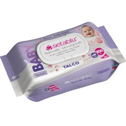 LINGETTES NETTOYANTES POUR BÉBÉ SETABLU TALC