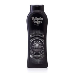 GEL DE BAIN ET DOUCHE TULIPAN NOIR GINSENG NOIR 650ML.