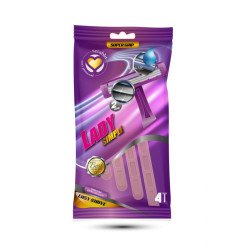 NAVALHA FEMININA 2 LÂMINAS PACK 4 UNIDADES SETABLU