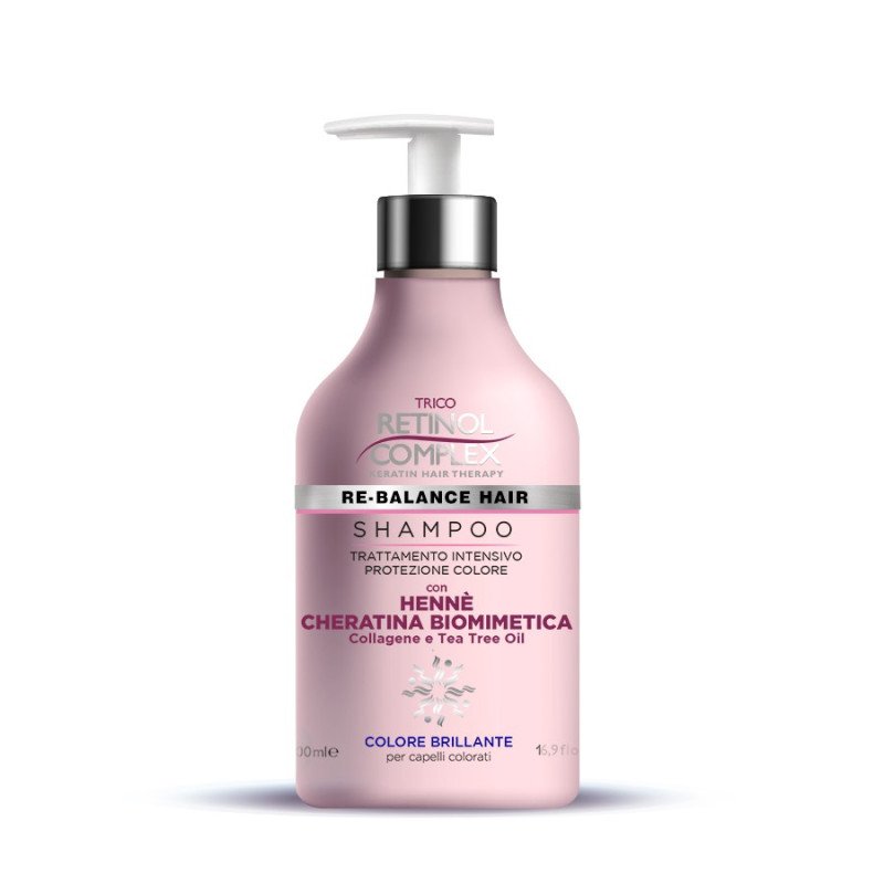 Champô Proteção da Cor com Henna e Queratina 500 ml Retinol Complex