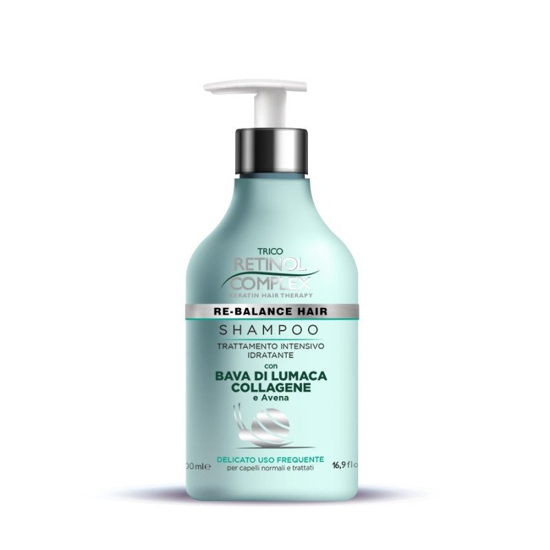 Shampoo Moisturizing with Snail Slime 500 ml Retinol Complex