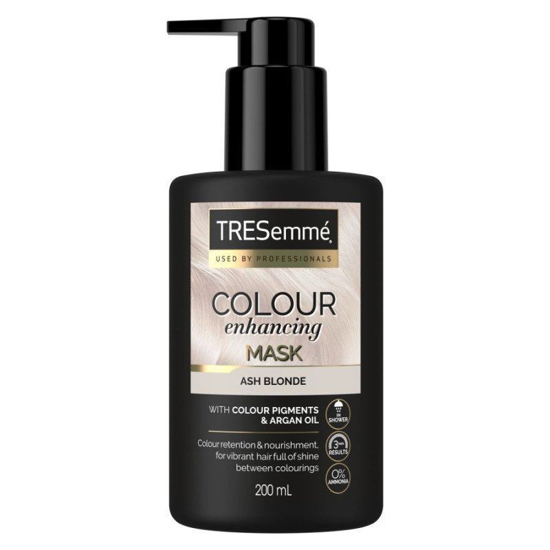 MASCARILLA COLORANTE RUBIO CENIZA 200ML. TRESEMME