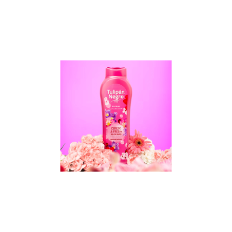 CHERRY & FRESIA SHOWER GEL 650ML.(€1.59 UNIT) PACK 6 BLACK TULIP