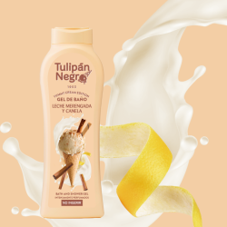 GEL DOUCHE MERENGADA ET CANNELLE 650ML. TULIPE NOIRE