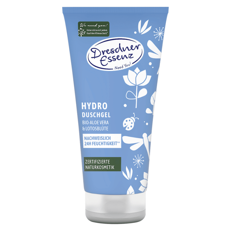 GEL DE DUCHE HIDRO VEGANO ALOE&LOTUS BIO 200ML. DRESDNER ESSENZ