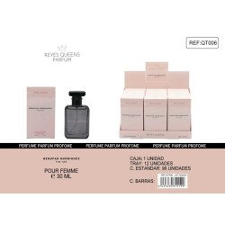 EAU DE PARFUM NÉNUFAR RODRIGUEZ POUR FEMME 30ML. REINES ROIS