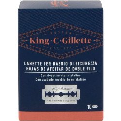 LÂMINAS DE BARBEAR GILLETTE KING DUPLA BORDA X 10