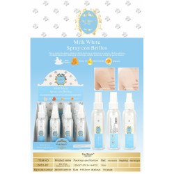 BRUME CORPOREL LAIT GLITTER PLUS BLANC 130ML. BAISER BEAUTÉ