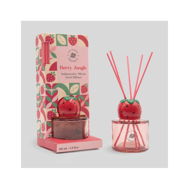 MIKADO FRUITY BERRY JUNGLE 100ML. A CASA DOS AROMAS