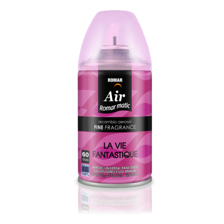 LA VIE FANTASTIQUE RECHARGE AUTOMATIQUE AÉROSOL 250ML.(1,09€ UNITÉ)PACK 6 ROMAR